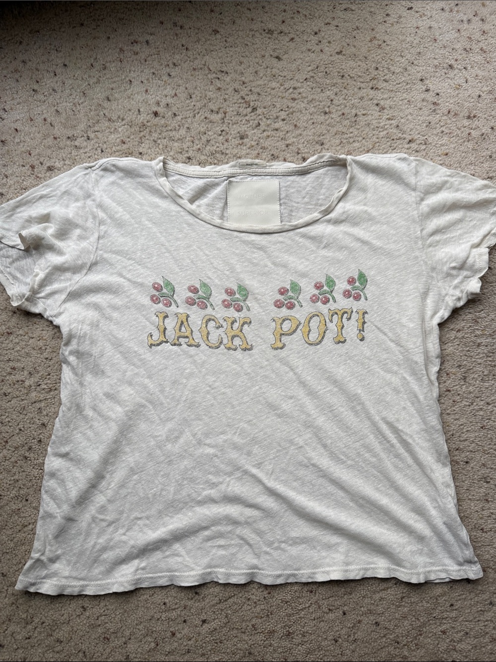 MOTHER lil sinful linen tee